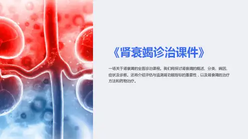 《肾衰竭诊治课件》
