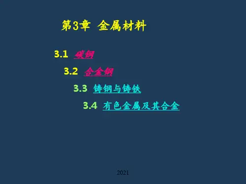 碳钢及合金钢PPT课件