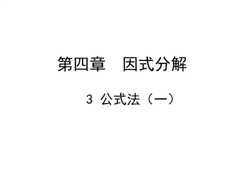 公式法课件