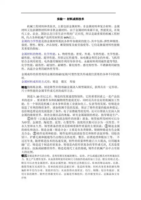 先进制造技术实验报告
