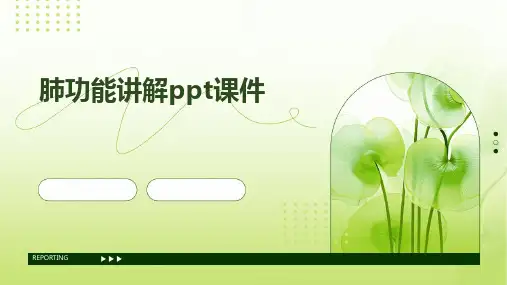 肺功能讲解ppt课件