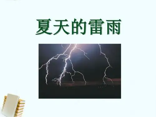 《夏天的雷雨》PPT课件2