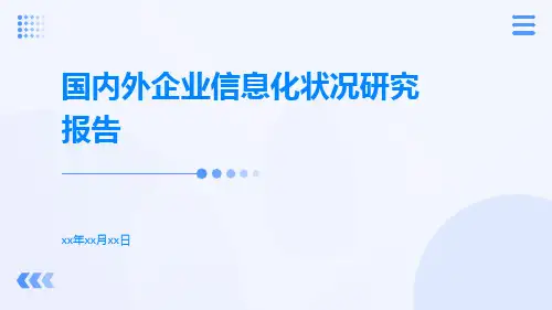 国内外企业信息化状况研究报告
