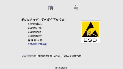 ESD培训资料PPT课件