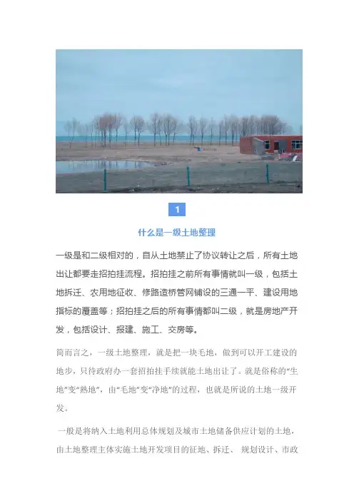土地整理的操作流程、盈利模式和注意事项