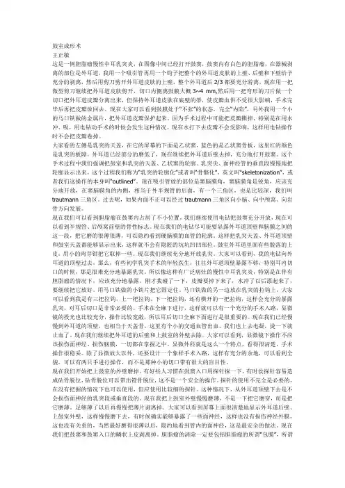 鼓室成形术-王正敏