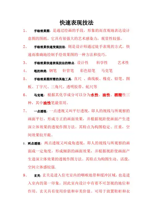 快速表现技法