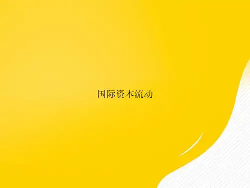 【优秀资料】国际资本流动PPT