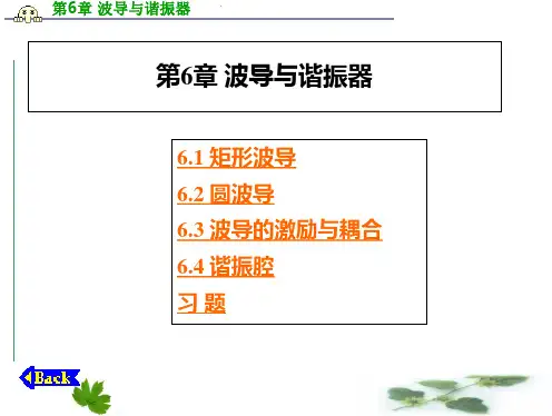 第6章波导与谐振器PPT课件