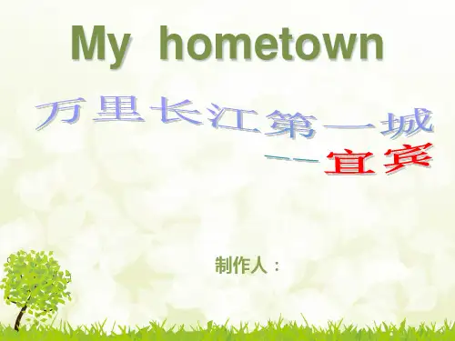 我的家乡宜宾
