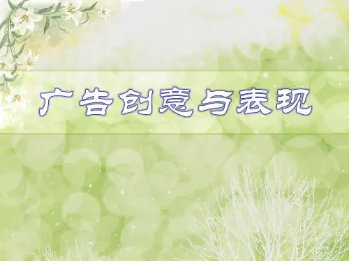 广告创意与表现第一章第二章ppt课件