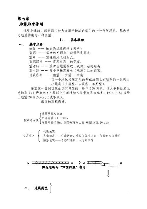 地震地质作用