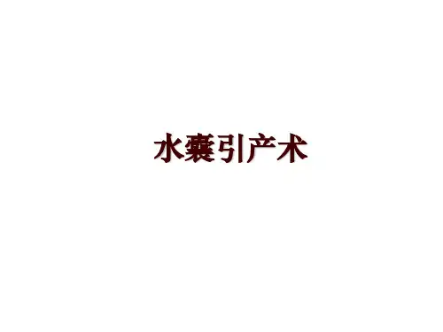 水囊引产术