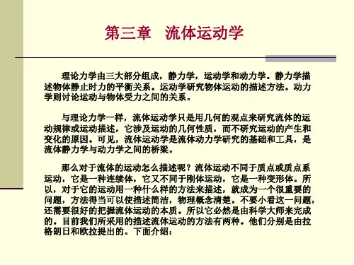 流体运动学