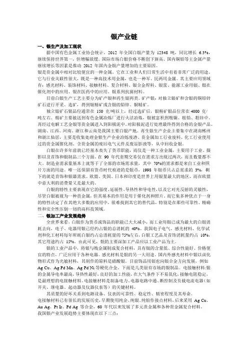 银金属产业链