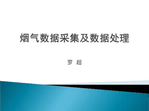 第六章 烟气数据采集及数据处理