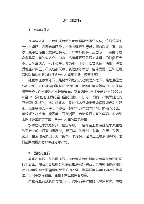 浙江观赏石