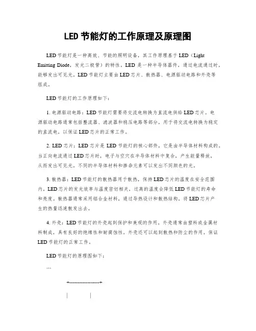 LED节能灯的工作原理及原理图