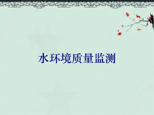 水环境质量监测