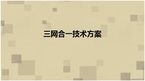 三网合一