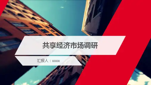 共享经济学PPT模板
