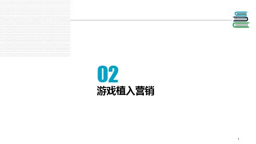 游戏植入营销案例分析 ppt课件