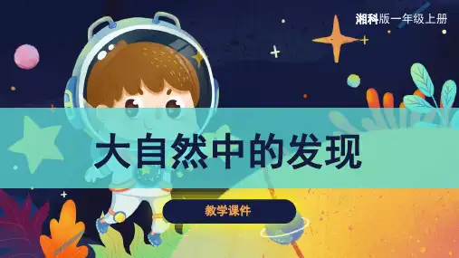 湘科版小学科学大自然中的发现课件