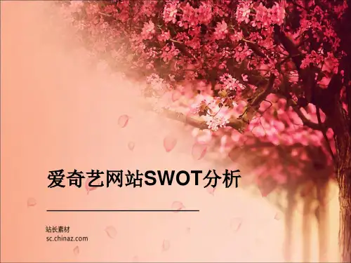 爱奇艺网站SWOT分析
