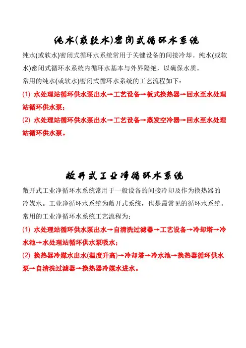 循环水系统