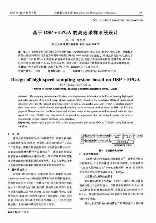 基于DSP+FPGA的高速采样系统设计