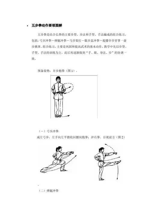 五步拳动作要领图解
