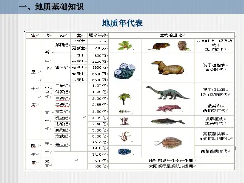 石油开采常规地质录井培训教材