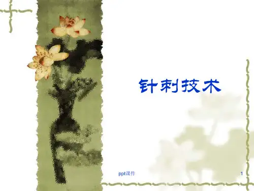 针刺疗法  ppt课件