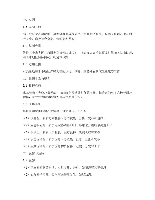 海啸_应急预案