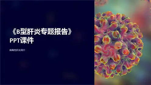 《B型肝炎专题报告》课件