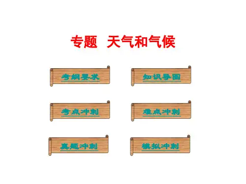 2019中考地理总复习专题课件：天气与气候(共120张PPT)(精选18年中考真题,很实用!!!)