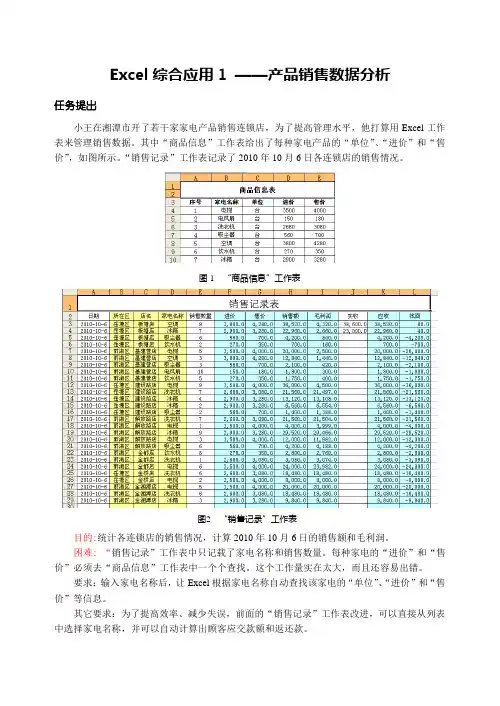 销售表操作指导