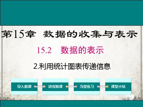 华师版数学八年级上册15 利用统计图表传递信息课件