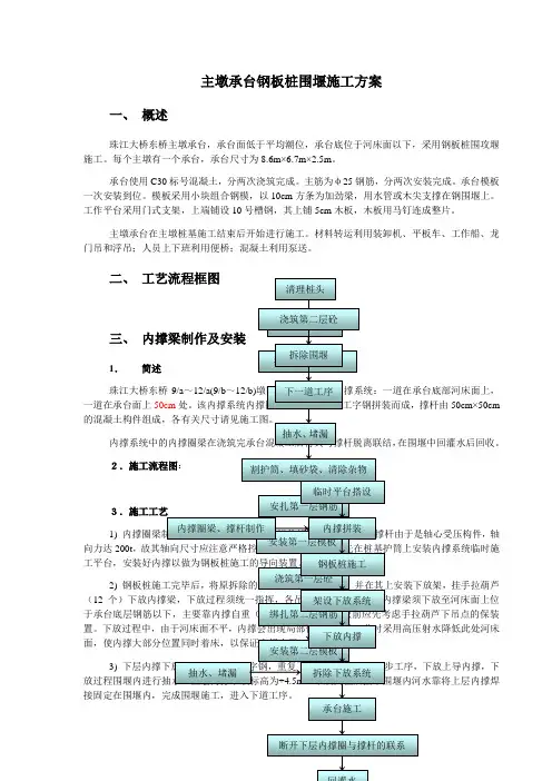 钢板桩围堰施工方案