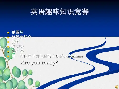 英语趣味知识竞赛.