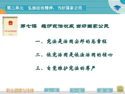 维护宪法的权威