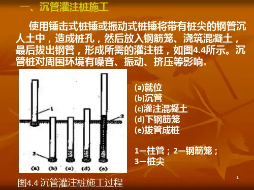 《沉管灌注桩》PPT课件