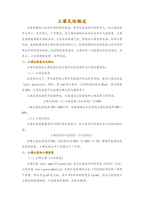 土壤孔性概述