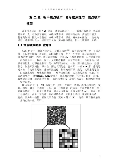 第二章相干斑形成原理