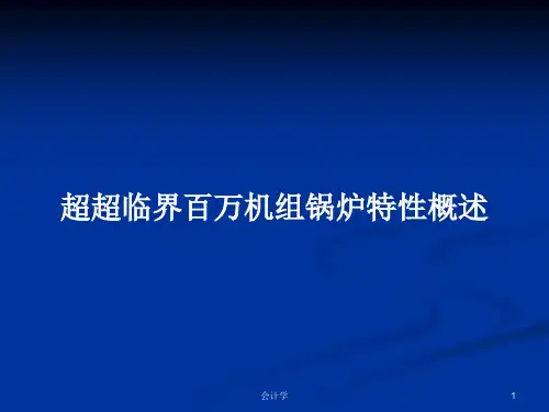 超超临界百万机组锅炉特性概述PPT教案