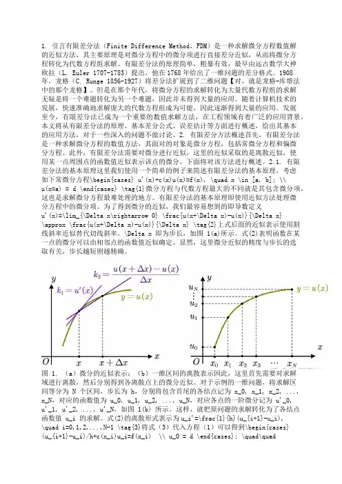 微分方程数值求解——有限差分法