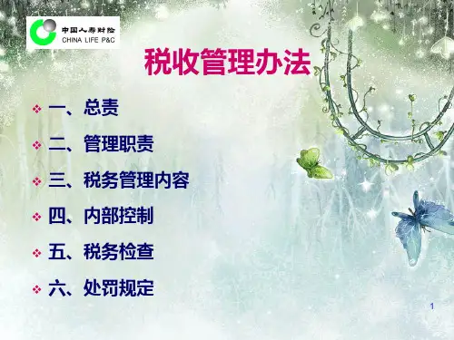 税收管理 PPT课件