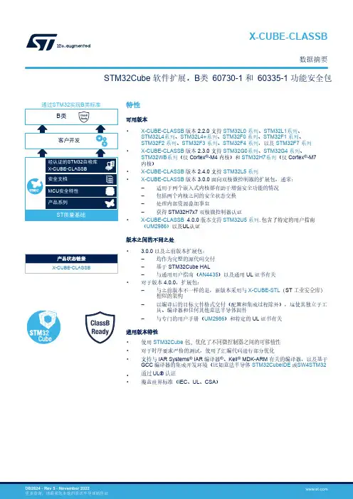 STM32微控制器产品说明书