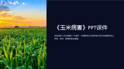 《玉米病害》课件