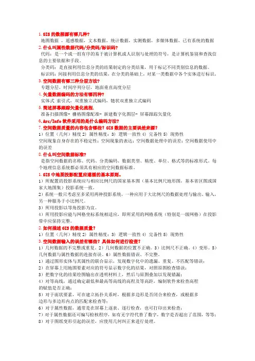 GIS思考题2